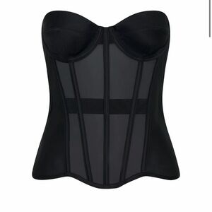 White Fox Call Me Your Baby Strapless Bustier Black